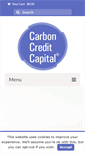 Mobile Screenshot of carboncreditcapital.com